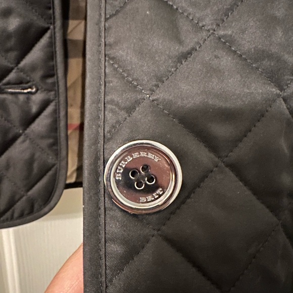 Burberry Brit Black Quilted Jacket size Small - Picture 5 of 15